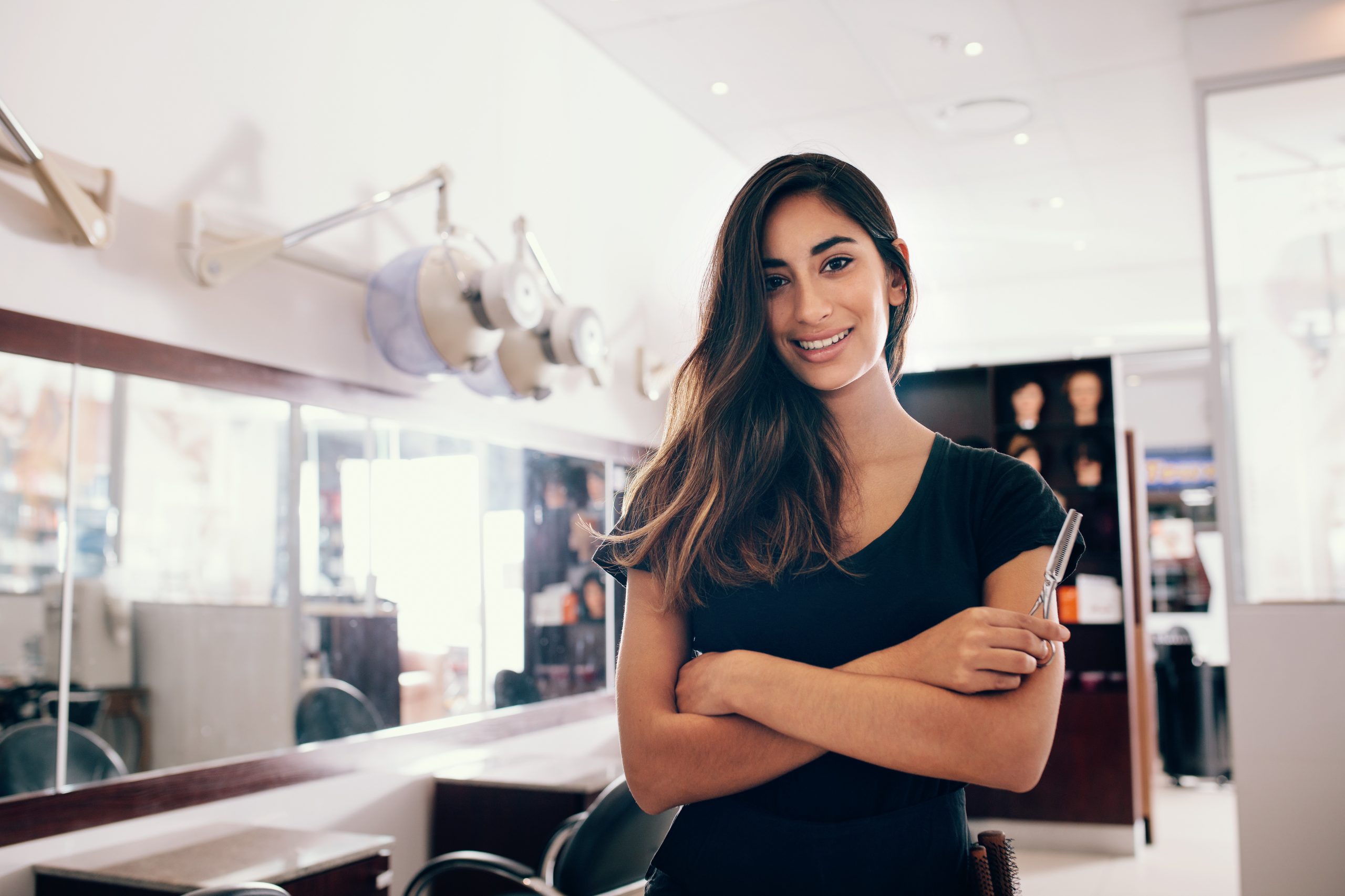 Female Cosmetologist Smiling